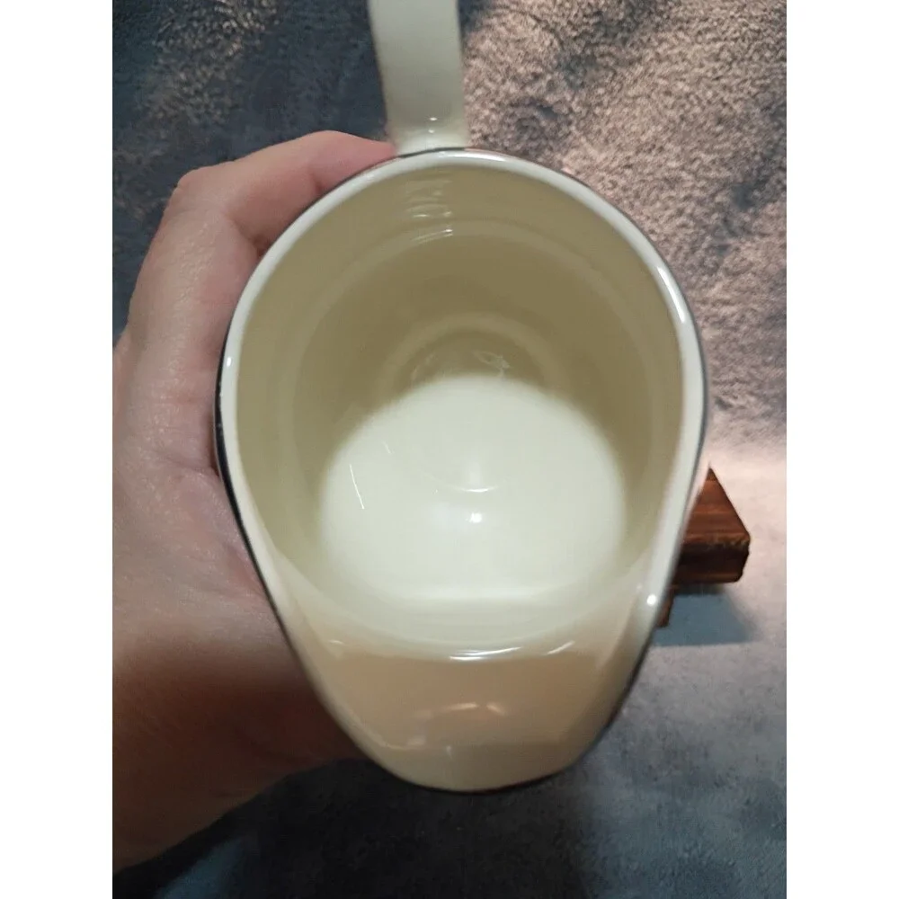 Vintage Homer Laughlin Eggshell Cavalier Dianne Creamer Aqua Gray Floral Silver
